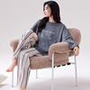 Women's pajamas spring and autumn long-sleeved trousers pure cotton two-piece suit, girls can wear cotton loungewear in autumn and winter