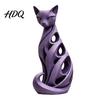 Home Tabletop Decor Spiral Cat Sculpture Resin Ornament Creative Twisted Statue Artistic Decorative Ornaments Desktop for Living Room Bedroom Office