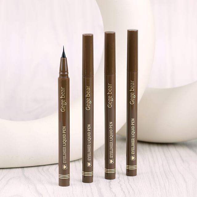 Gege Bear - Eyeliner Liquid Pen - 4 Colors #01 - 1ml