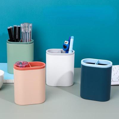 Creative Multifunkční držák na pero Makeup Stolní kancelářský organizér Kosmetické úložné potřeby