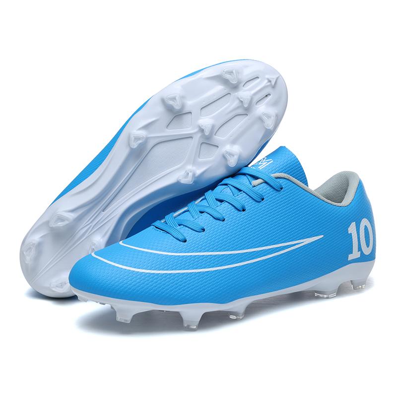 Mens Soccer Shoes Outdoor Training Ultralight TF/FG Professional Soccer Sneakers Anti Slip Field Training Futsal Football Boots