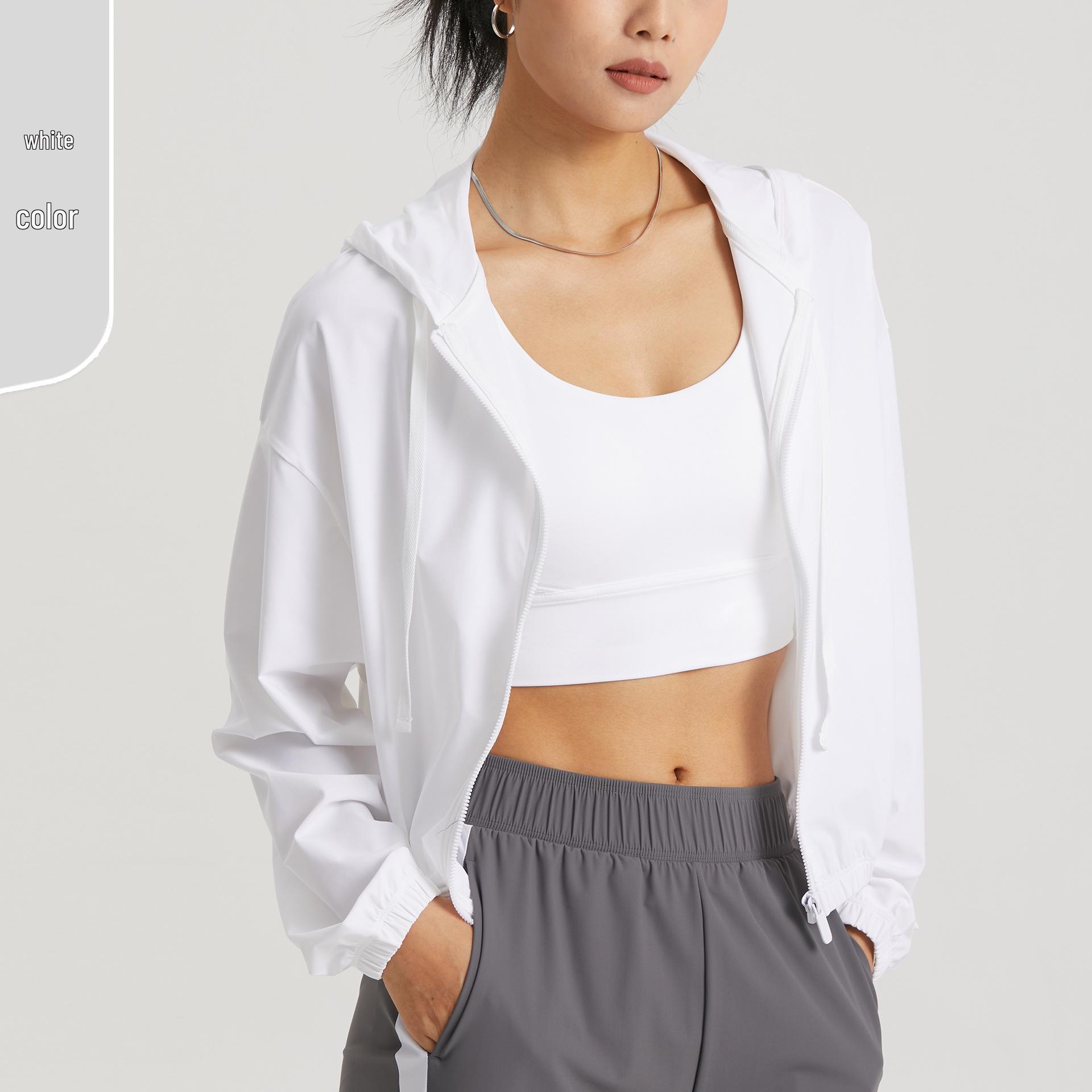 

«Женский свободный солнцезащитный топ с капюшоном и регулируемым шнурком» XL