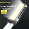 LED COB Work Light 2×18650 Camping Torch Light Magnetic Flashlight  Outdoor Night Lighting