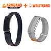 1-2 Pezzi Cinghie per Bicipiti in Nylon per Google Fitbit Air Bands Fitness Tracker Cinturino/Fascia da Braccio Sostitutiva per Google Fitbit Air Straps