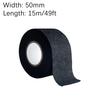 49/98Ft Electrical insulating tape soundproof heat-resistant 9-50MM automotive cable harness fabric shock-absorbing velvet tape