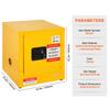 SucceBuy Flammable Safety Cabinet 11/12/30 Gallon Cold-Rolled Steel Flammable Liquid Storage Cabinet NFPA Code 30 OSHA Standards