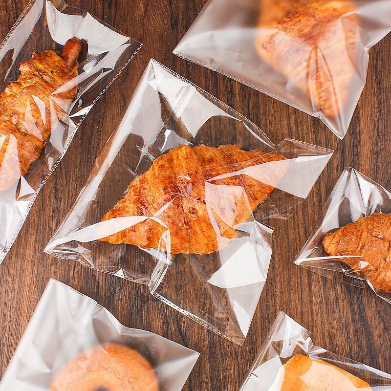Transparente selbstklebende Brotverpackungsbeutel