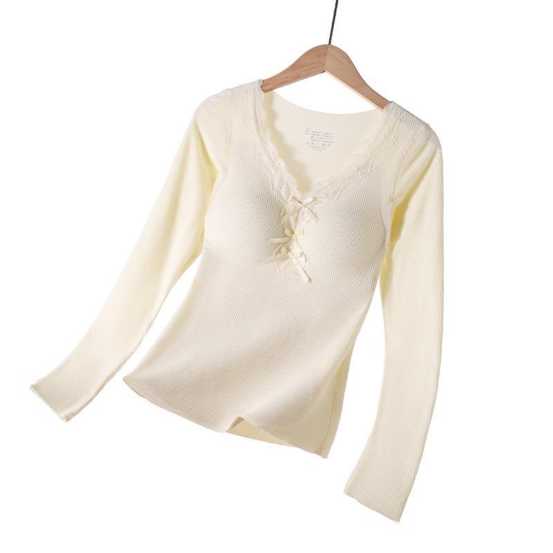 Women S Thermal Underwear Set With Bra Pad Long Sleeve Autumn Winter Warm Homewear