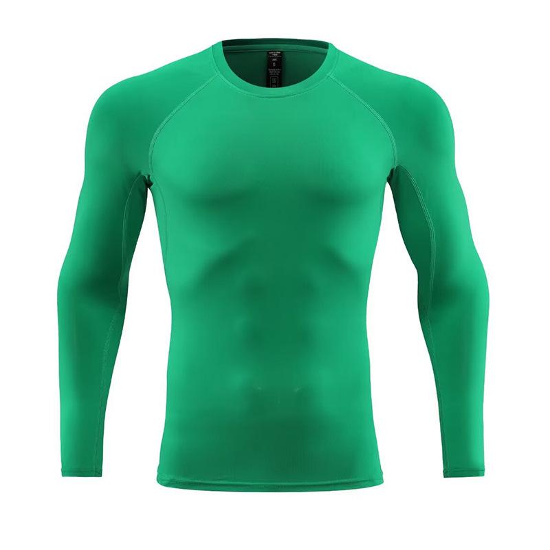2024 Heren & Kinderen Sneldrogend Lange Mouwen Fitness Basislaag Shirt