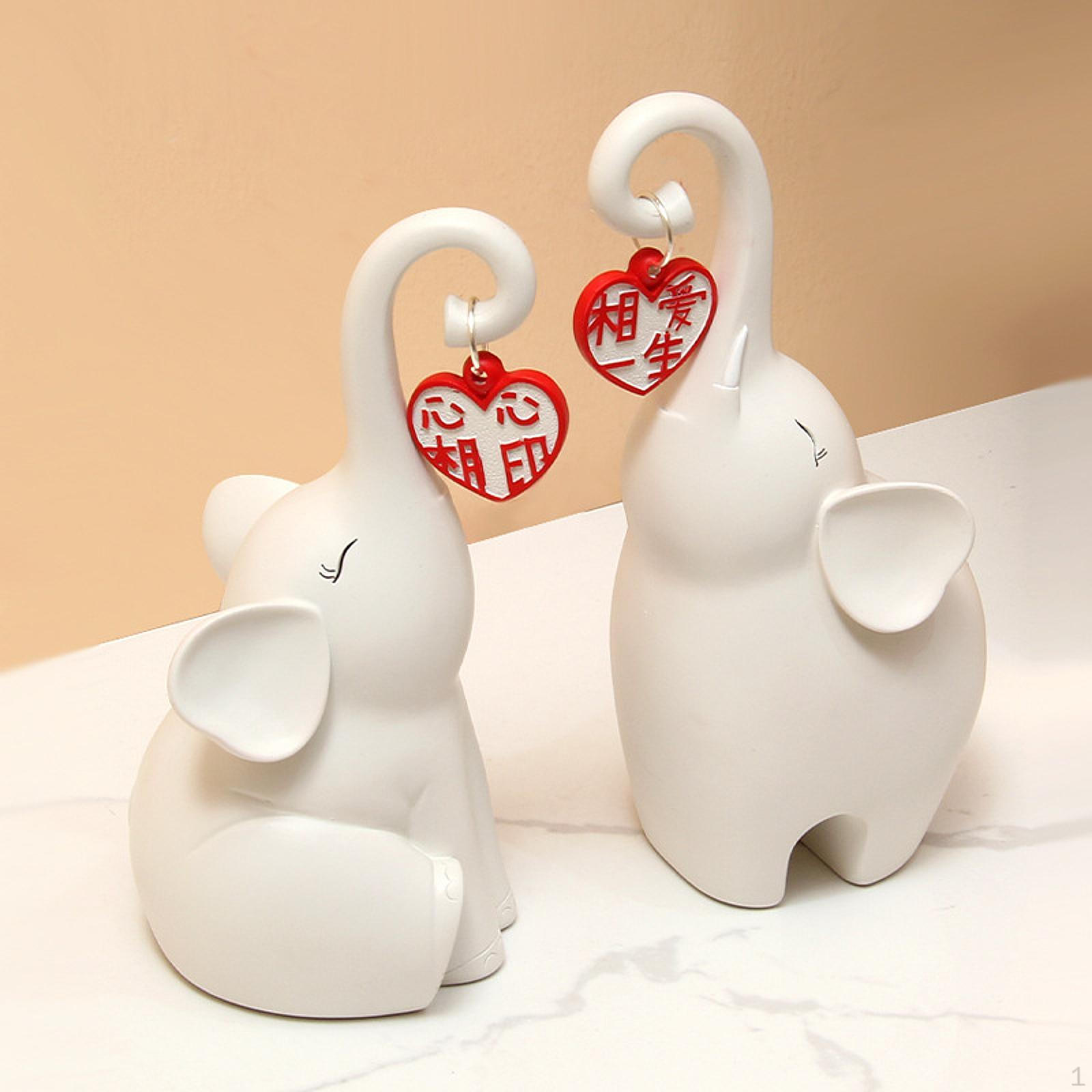 

Ends Elephant Statues -booking Ornament for Kindergarten Gudenroom Office Style A
