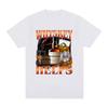 Maglietta Divertente Meme "Il Whiskey Aiuta" Abbigliamento Unisex Moda Magliette a Maniche Corte Girocollo Unisex Cotone Vintage Alta Qualità