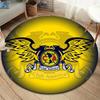 Club America Round Area Rug,Carpet Rug for Living Room Bedroom Sofa Playroom Decor,Non-slip Floor Mat