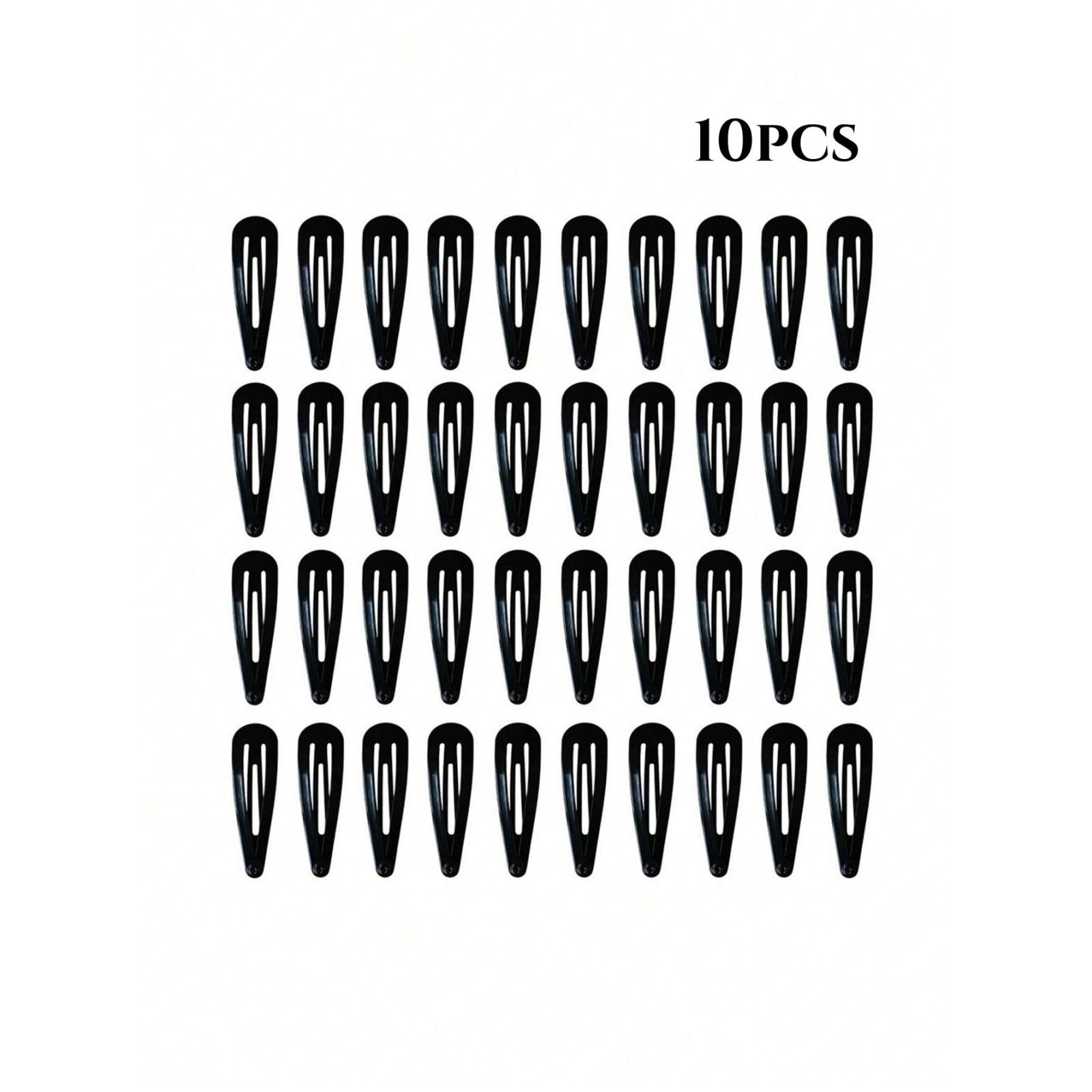 

50pcs Simple Metal Bb Hair Clip 5cm Suitable For Daily Wear Holidays And Festivals Casual Children Girls Hair Cards Hair Clips