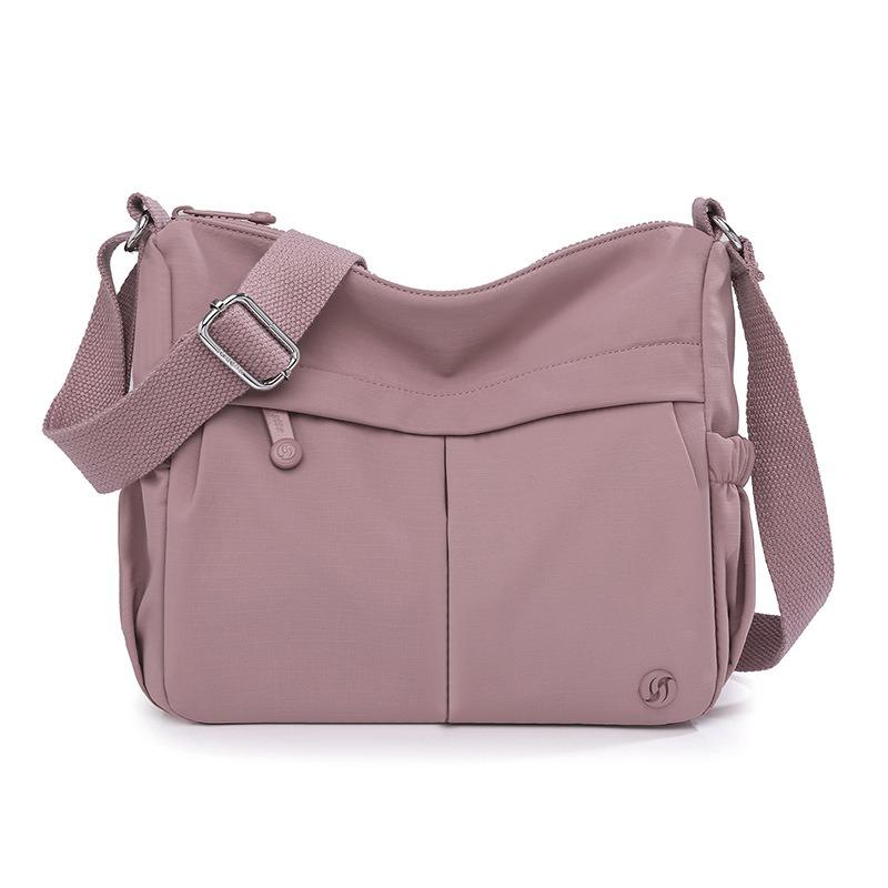 Leichte Nylontasche Sommer neue Damentasche Street-Trend Schulter Messenger Bag lässige literarische Muttertasche