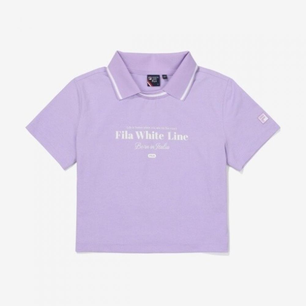 Fila Tennis Life Newcrop Collar T shirT fs2Tsf2362fpvi 095(M)