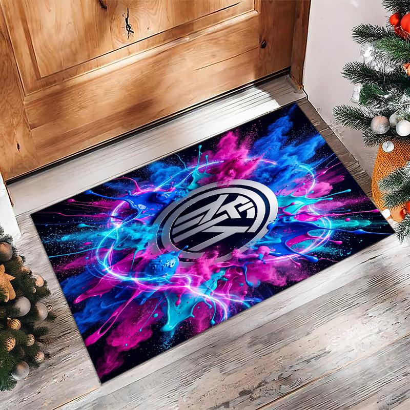 Borussia Dortmund Printed Flannel Area Rug Non Slip Soft Polyester Floor Carpet Indoor Decor Mat for Bedroom Living Room Sofa