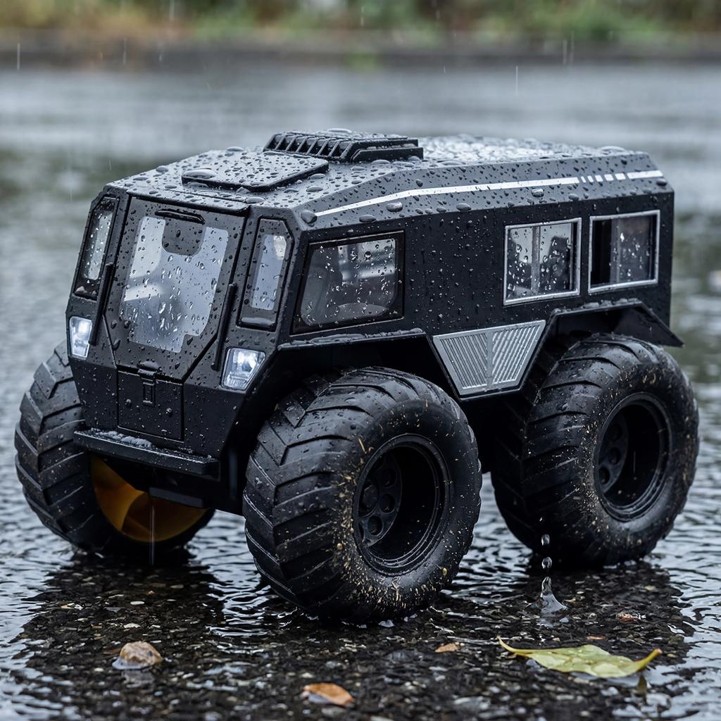1:24 SHERP ATV Alloy Metal Diecast Model Car Home Decoration Desktop Display Ornament Holiday Present For Friend Sound & Light