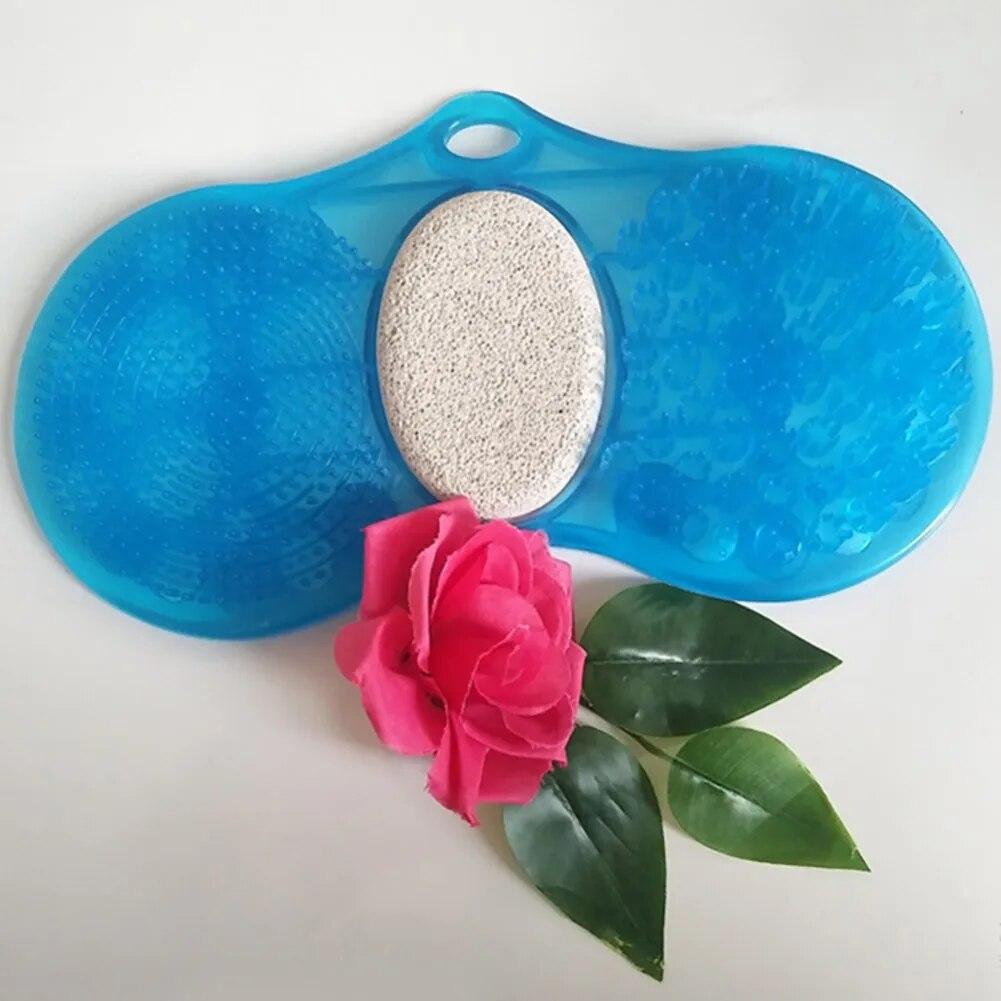 Foot Scrubber Massager Cleaner Spa Exfoliating Washer Wash Feet Clean Cushion Bathroom Supplies