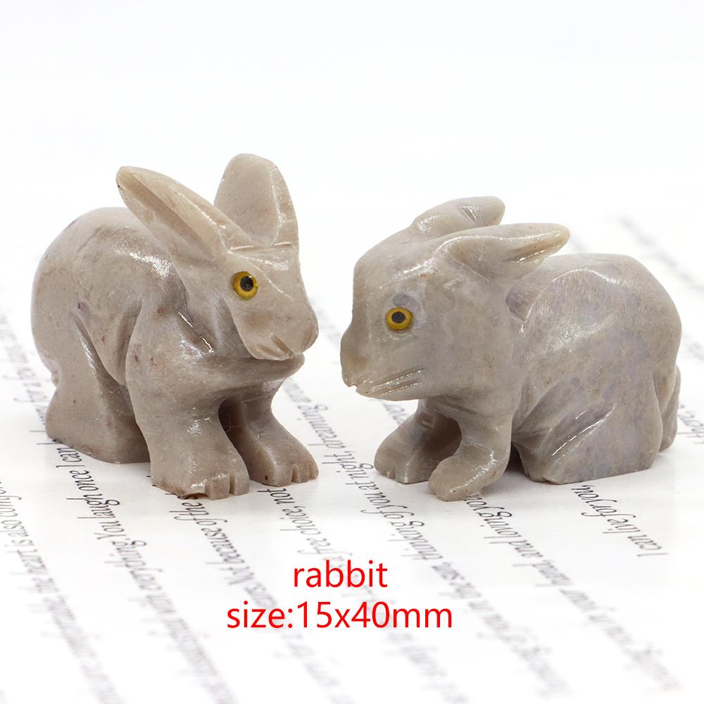 Mini Animals Frog Figurine Ornament Natural Shoushan Stone Carving Healing Crystal Fish Dinosaur Statue Room Desk Crafts Decor