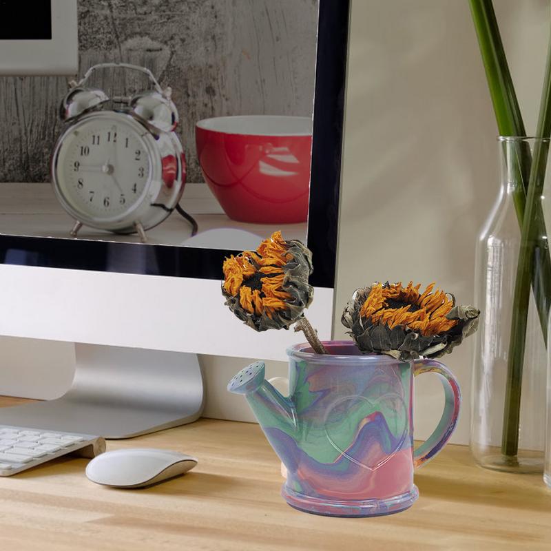 Vase Casting Mold Creative Plaster Mold Art Craft Making Tool Watering Can Mold Making Home Display Decor Resin Crafts