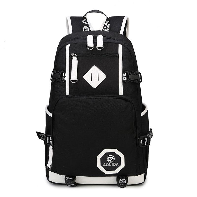 School Backpack Travel Bag for Men Boys Lightweight College Back Pack with Laptop Compartmen Middle Schoolbag Student Bookbag
