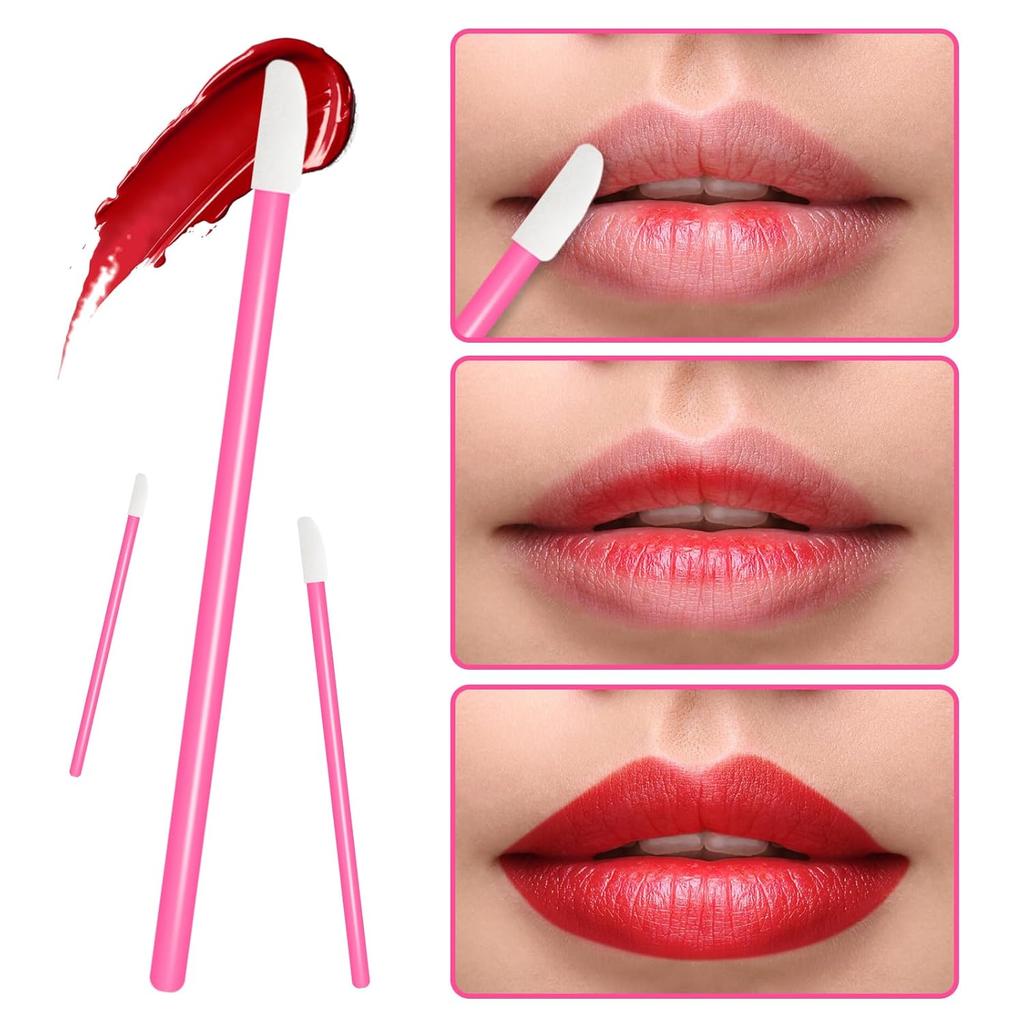 50/100 Pcs Lip Brushes Soft Cosmetic Lip Brush Lipstick Lip Glossy Wands Cleaner Applicator Eyeshadow Makeup Brush Tool