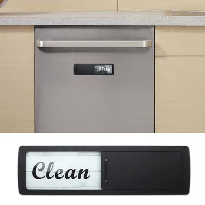 Magnet für Geschirrspüler „Dirty Clean“, leicht zu lesen, Schieber für Geschirrspülmaschine, „Dirty Clean“, magnetische Anzeige, Acrylschild, Küchendekoration