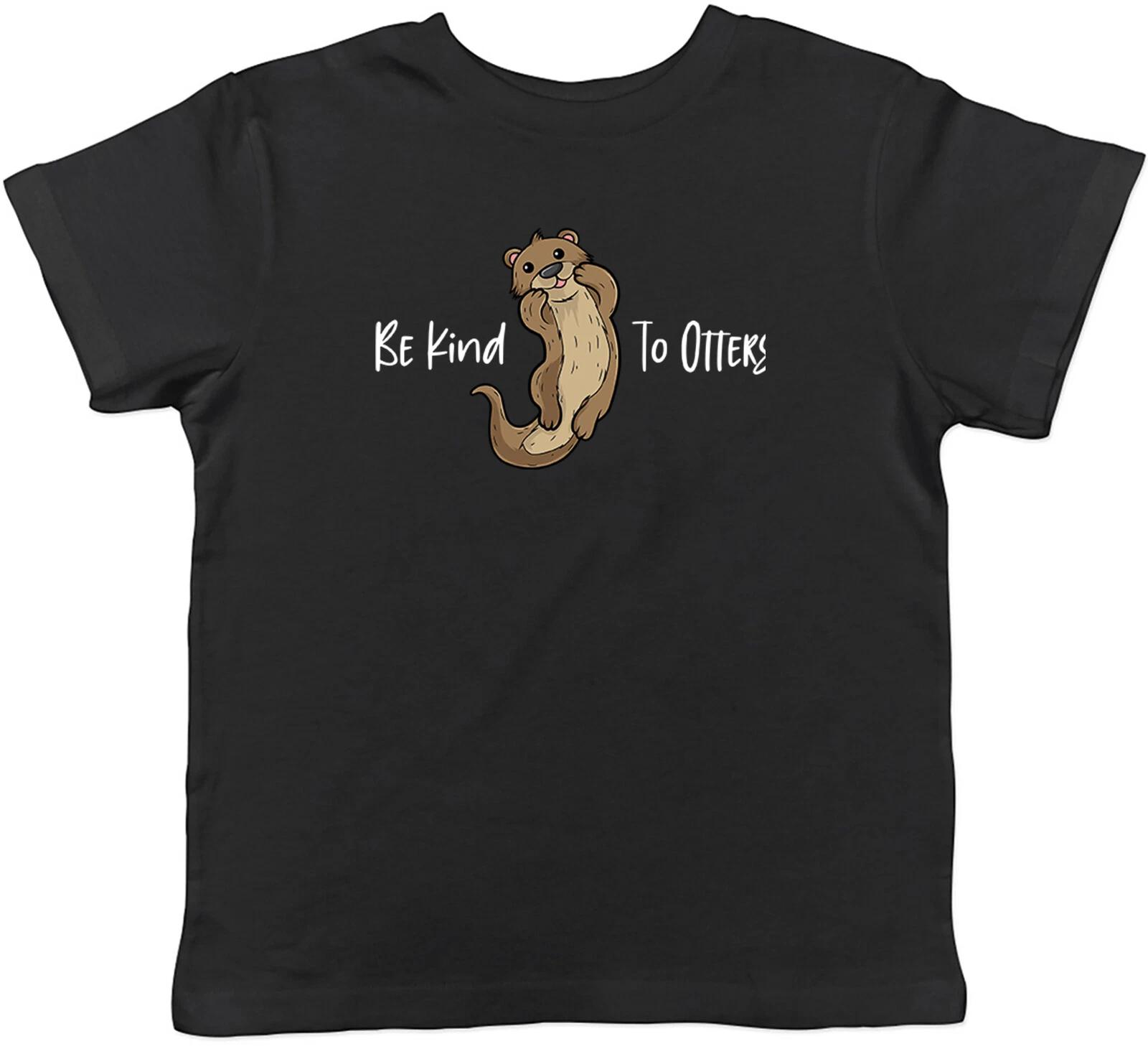 Be Kind to Otters Kids T-Shirt Kindness Childrens Boys Girls Gift 100