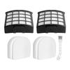 For Shark Vacuum Filter Replacement Kit for Models AZ3900UKT AZ3900UKTBK Includes Foam Plastic Filters and Brush