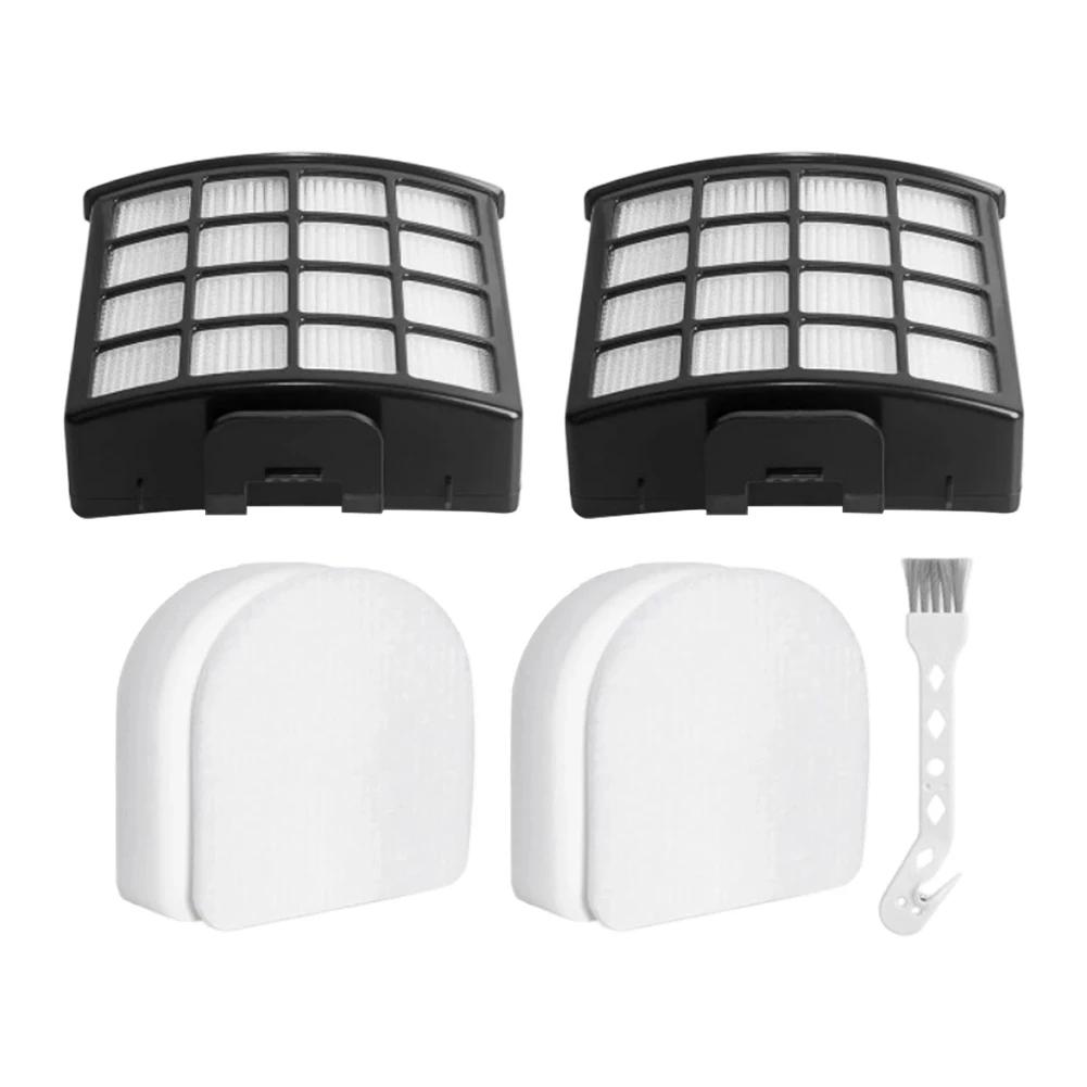 For Shark Vacuum Filter Replacement Kit for Models AZ3900UKT AZ3900UKTBK Includes Foam Plastic Filters and Brush