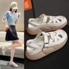 Fashion 2025 Summer Hollow Out Women Chunky Sandals Designer Fashion Comfortable Saft Sole Casual Shoes Outdoor Beach Sandalias De Mujer