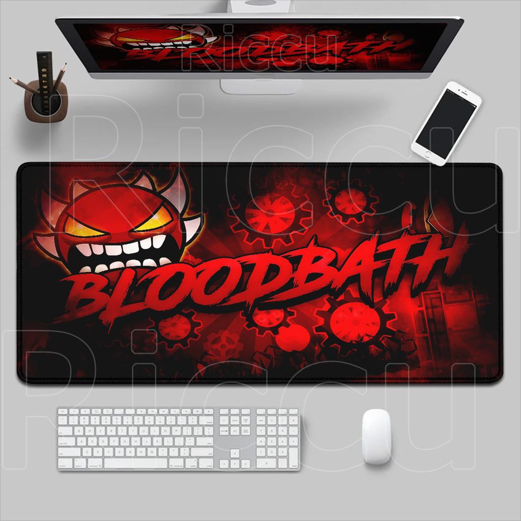 Geometry Dash Speed Gaming Table Carpet Hd Printing Cool Mousepad Xxl Computer Office Cabinet Rug 90x40cm Accessories Laptop Mat