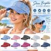 Rhinestone Decor Rhinestone Sun Visor Hat Shiny Top Hat Visor Bling Baseball Cap  City Walking
