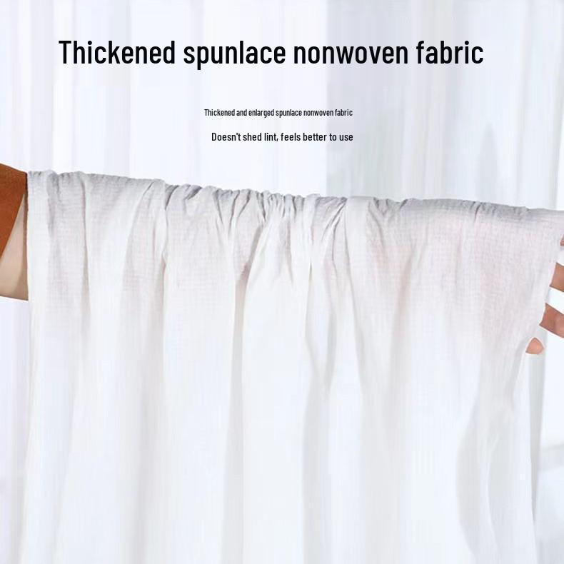 Extra-Large Disposable Compressed Bath Towel 70x140: Thick Travel or Hotel Towel