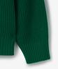 BLOND9 Half Zip Rib Knit Top_Green