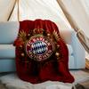 FC Bayern München logo printed throw blanket—soft,warm;versatile blanket for all seasons—perfect as &air-conditioning throw,nap blanket