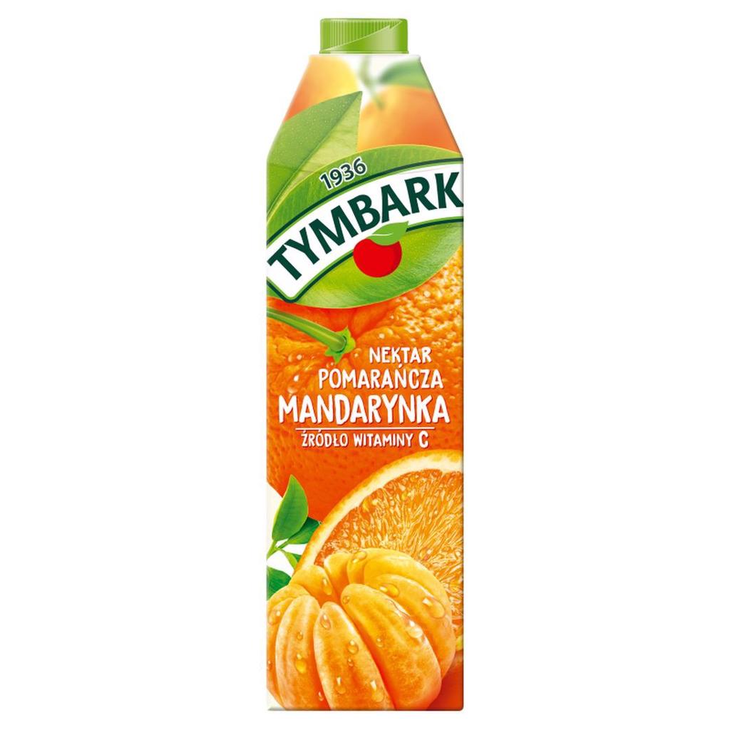 Tymbark Nektar Pomarańcza Mandarynka 1 L