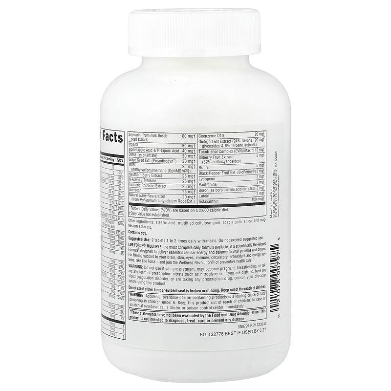 Life Force® Multiple, 120 Tablets