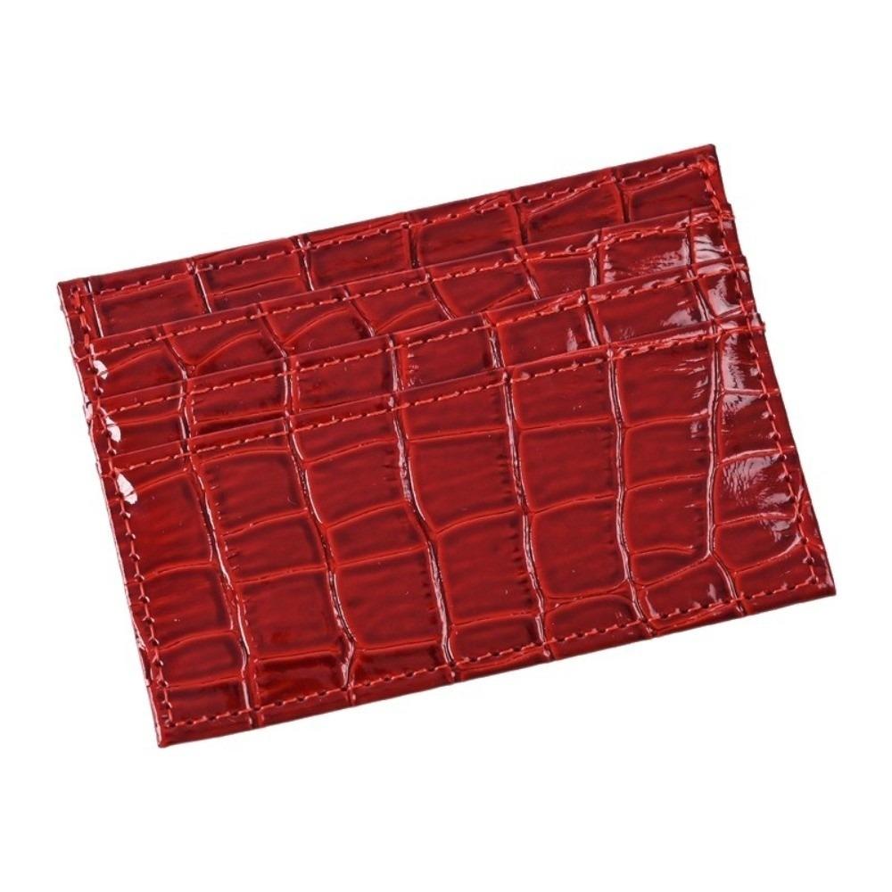 Fashion Solid Color Mini Card Holder Multi-functional Ultra-thin Bank Card Case Korean Style Wallet Coin Purse Student