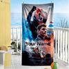 Oracle Bull Customizable Name Beach Towel Super Soft & Absorbent Suitable for Swimming Gym Camping Yoga Vacation