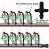 Barbed Connectors Irrigation Fittings Drip Irrigation Barbed Connectors 4/7mm Tubing Fittings for Flower Pot Garden Lawn