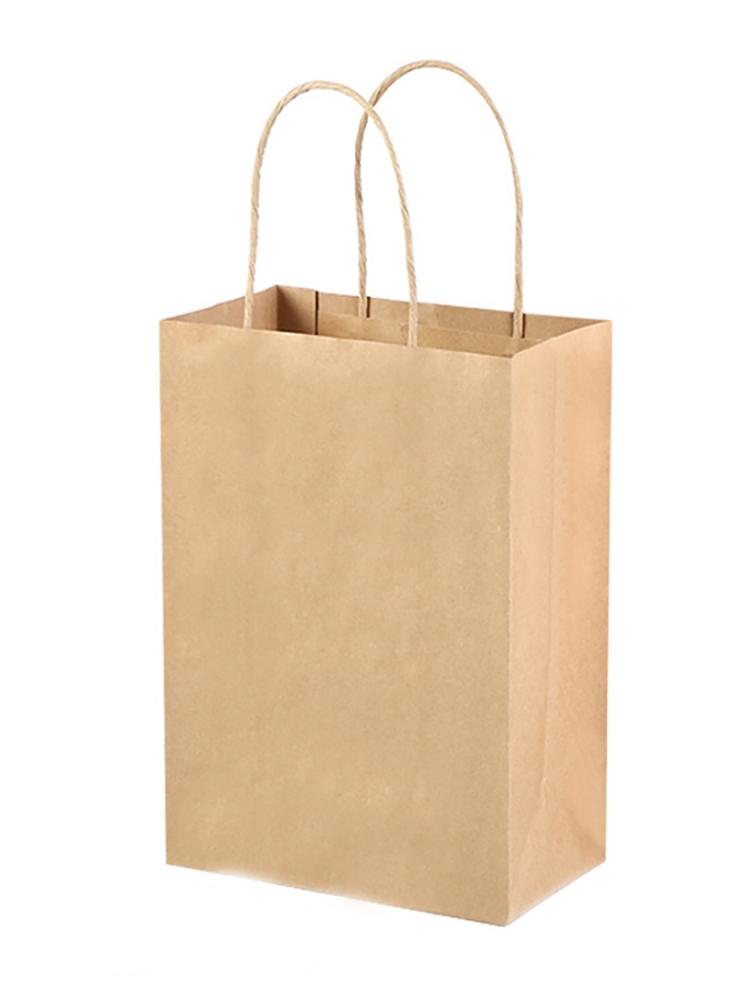 Saco de Papel Kraft Espesso de Grau Alimentício para Pão, Pastelaria, Almoço e Takeaway