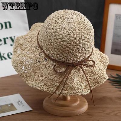 Women's Straw Hat Summer Beach Hat Versatile Sun Hat for Beach Travel Sunscreen Hat