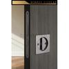 Square Pocket Door Lock Left and Right Sliding Door Lock Invisible Door Handle Bedroom Sliding Door Hook Lock Embedded Safety
