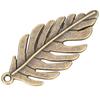 20pcs Bronze Bronze Leaf Jewelry Accessories Alloy Antique Leaf Charms 21*46MM Hollow Leaf Metal Bracelets DIY