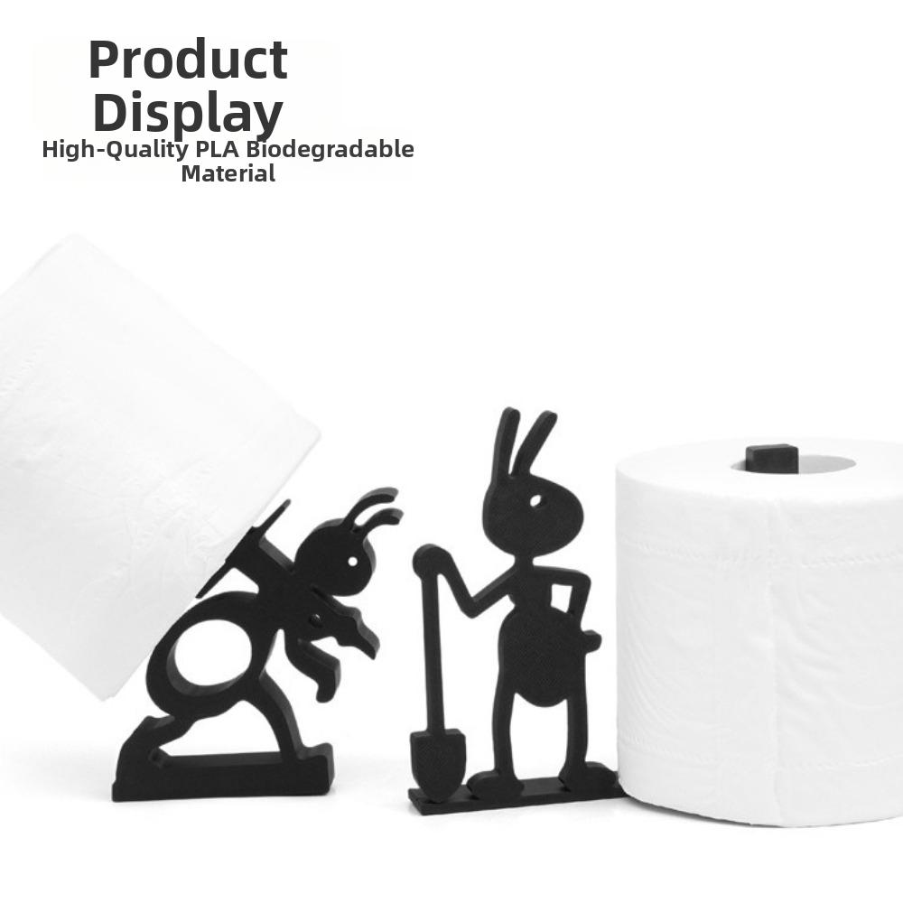 Minimalist Paper Holder Cute Ant Shape Paper Organizer New Desktop Tissue Rack Bedroom Use