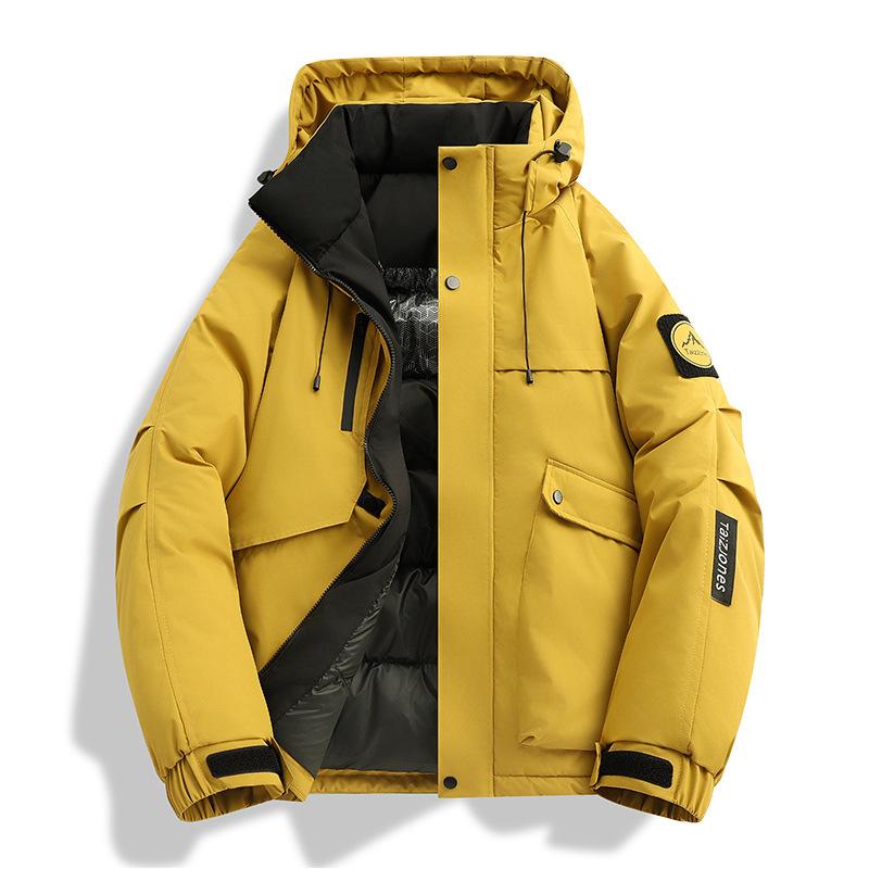 Outdoor Cotton Jacket Men's Hooded Assault Suit Loose Workwear Cotton Jacket Versatile Thick Casual Jacket
