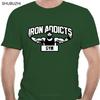 Unisex Black Cotton Tshirt Summer Fashion Top Tees Iron Addicts T Shirt Ct Fletcher Mike Rashid Euro Size Tops Sbz335