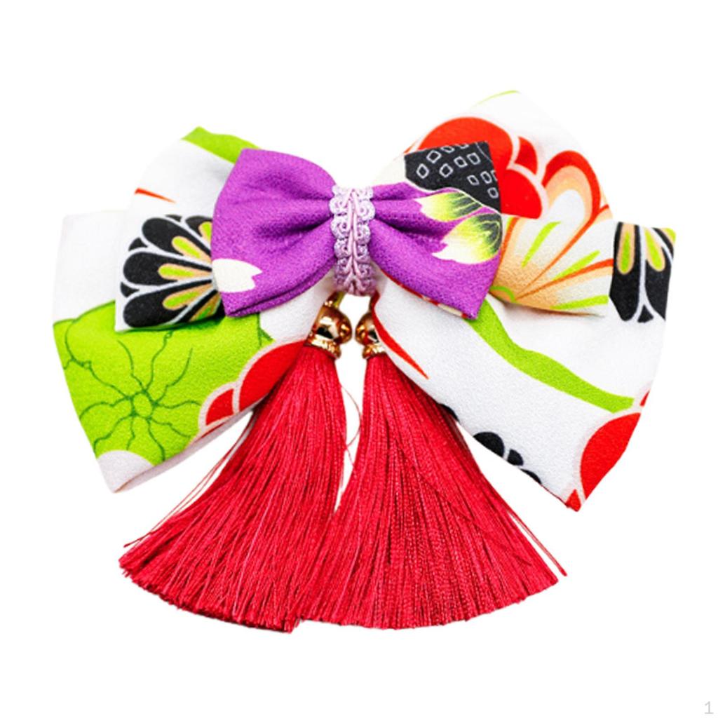 Bowknot Tassel Hair Accessories Antique Decorative Clip Traditional Hairpin