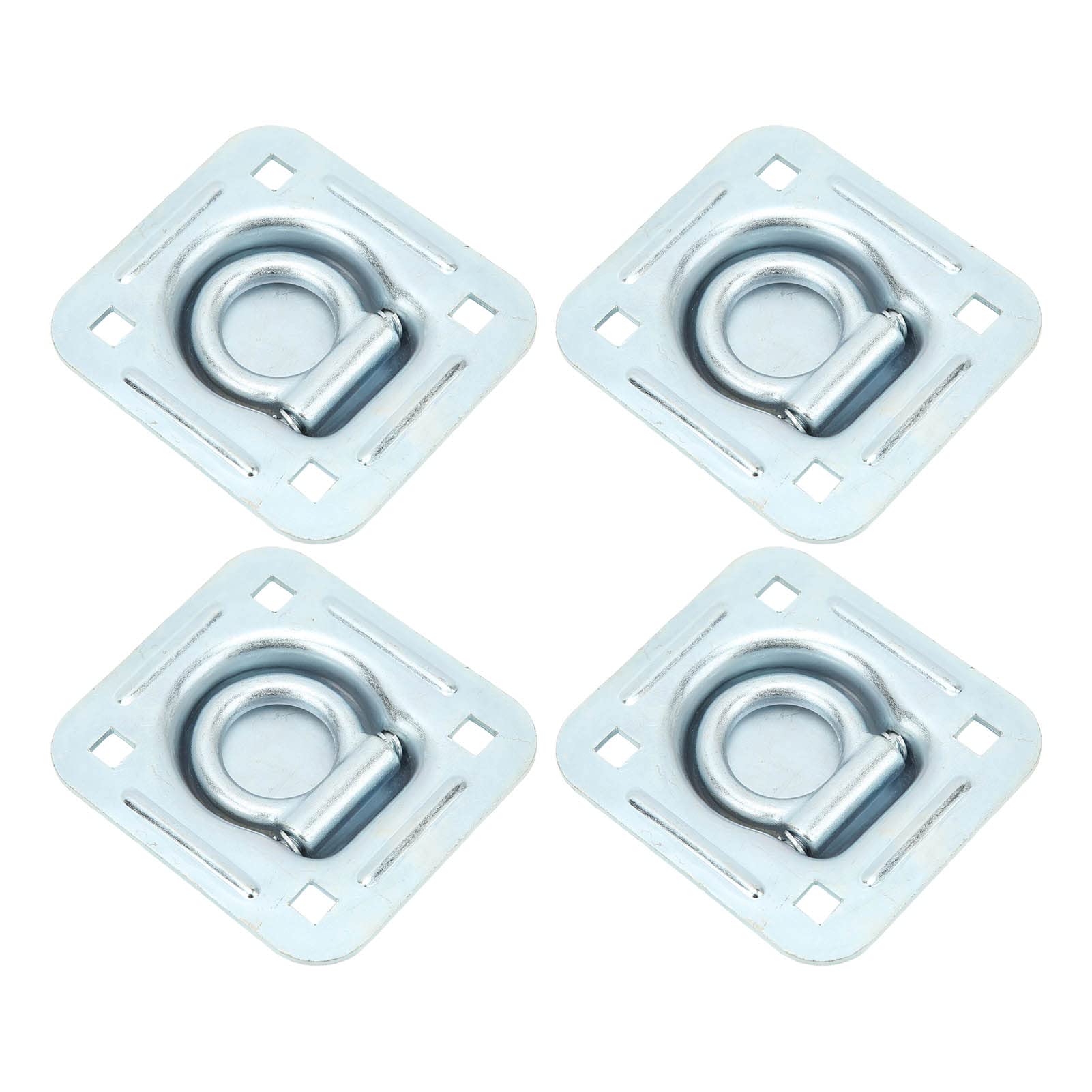 

KIMISS Врезные грузовые петли для грузовиков и фургонов, 4 шт., сверхпрочные, 124x114 мм, D-образные кольца, нагрузка,